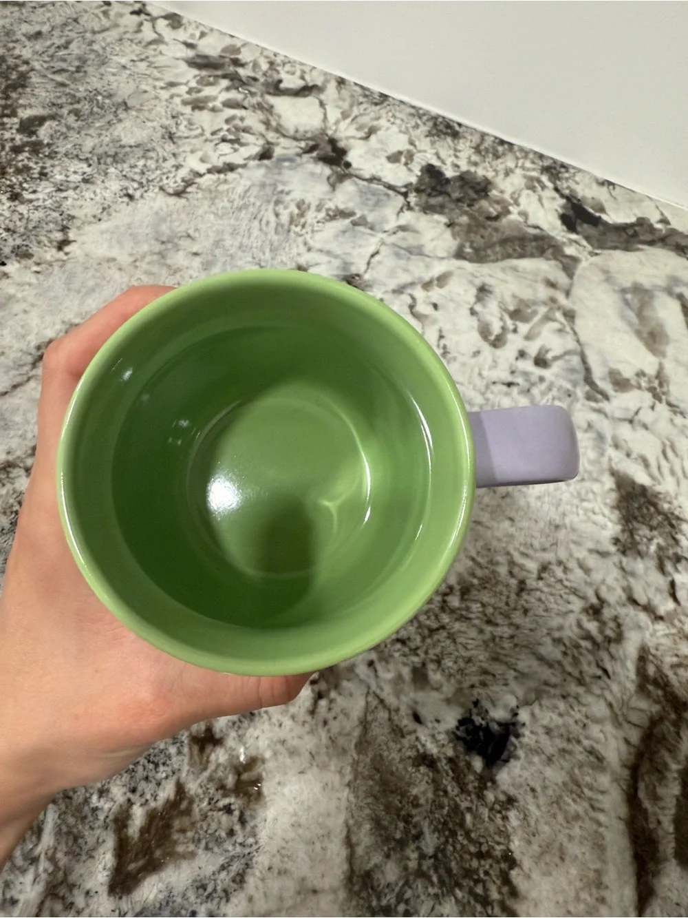 Starbucks 2026 Pastel Lavender and Green  Accent, Ceramic Mug with Mermaid Logo